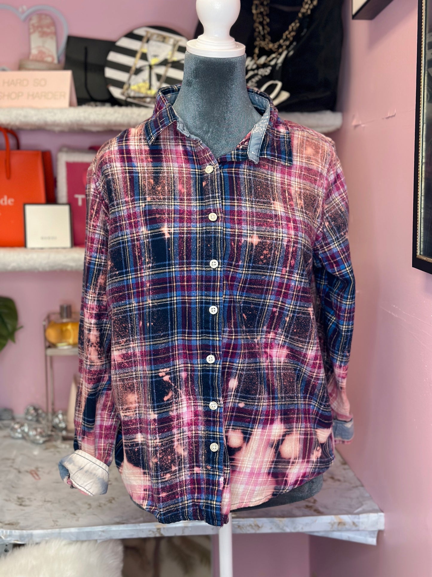HAMSA 🪬HAND DYED FLANNEL