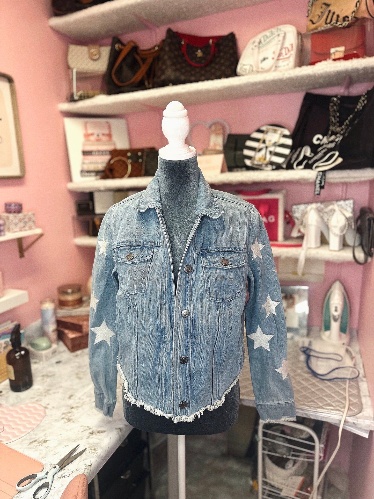 DO MORE OF WHAT MAKES YOU HAPPY Denim Jacket