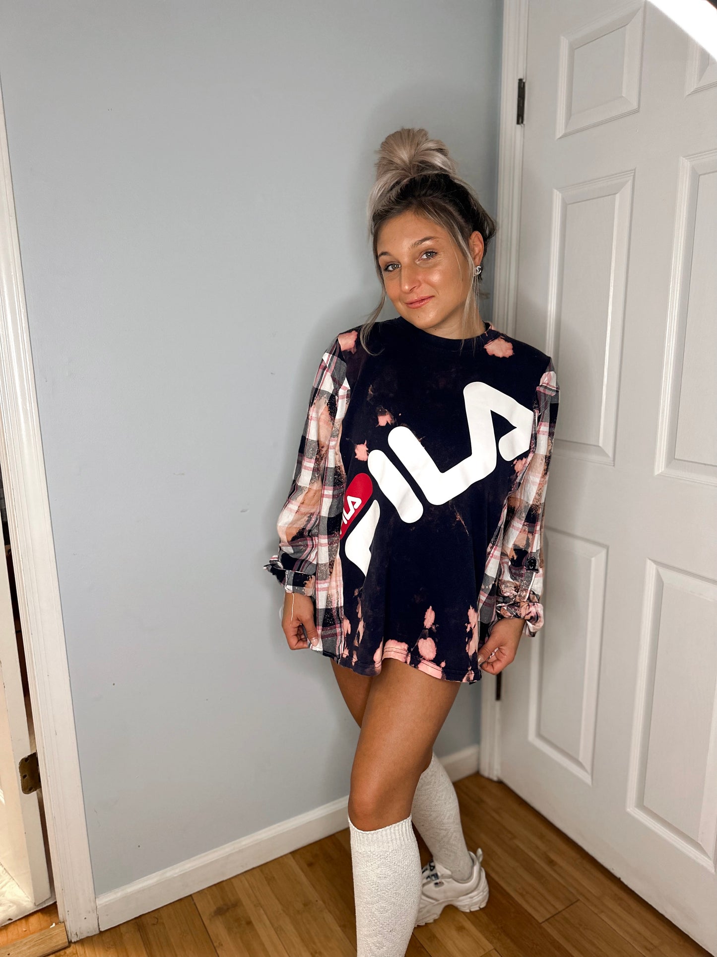 FILA x Vintage Flannel Tee