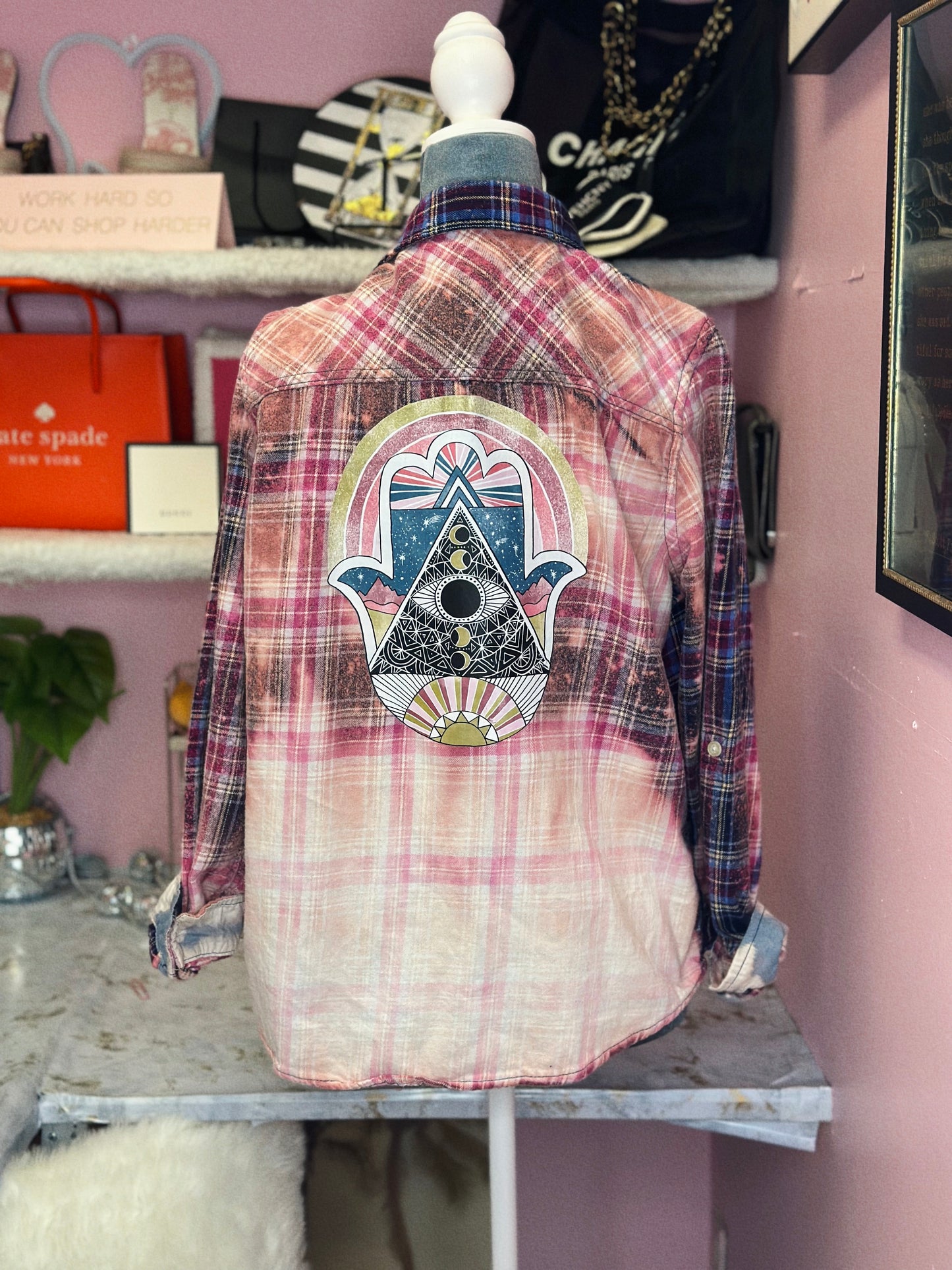 HAMSA 🪬HAND DYED FLANNEL