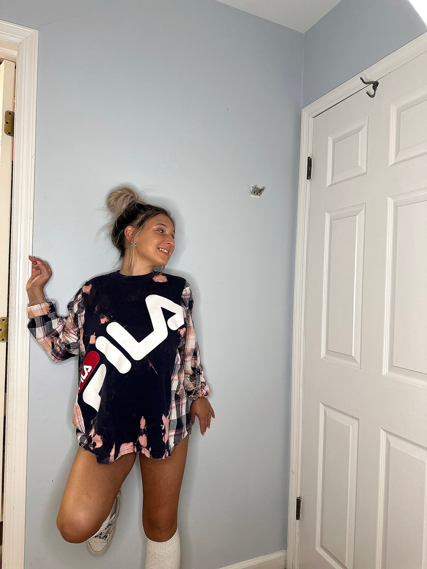FILA x Vintage Flannel Tee