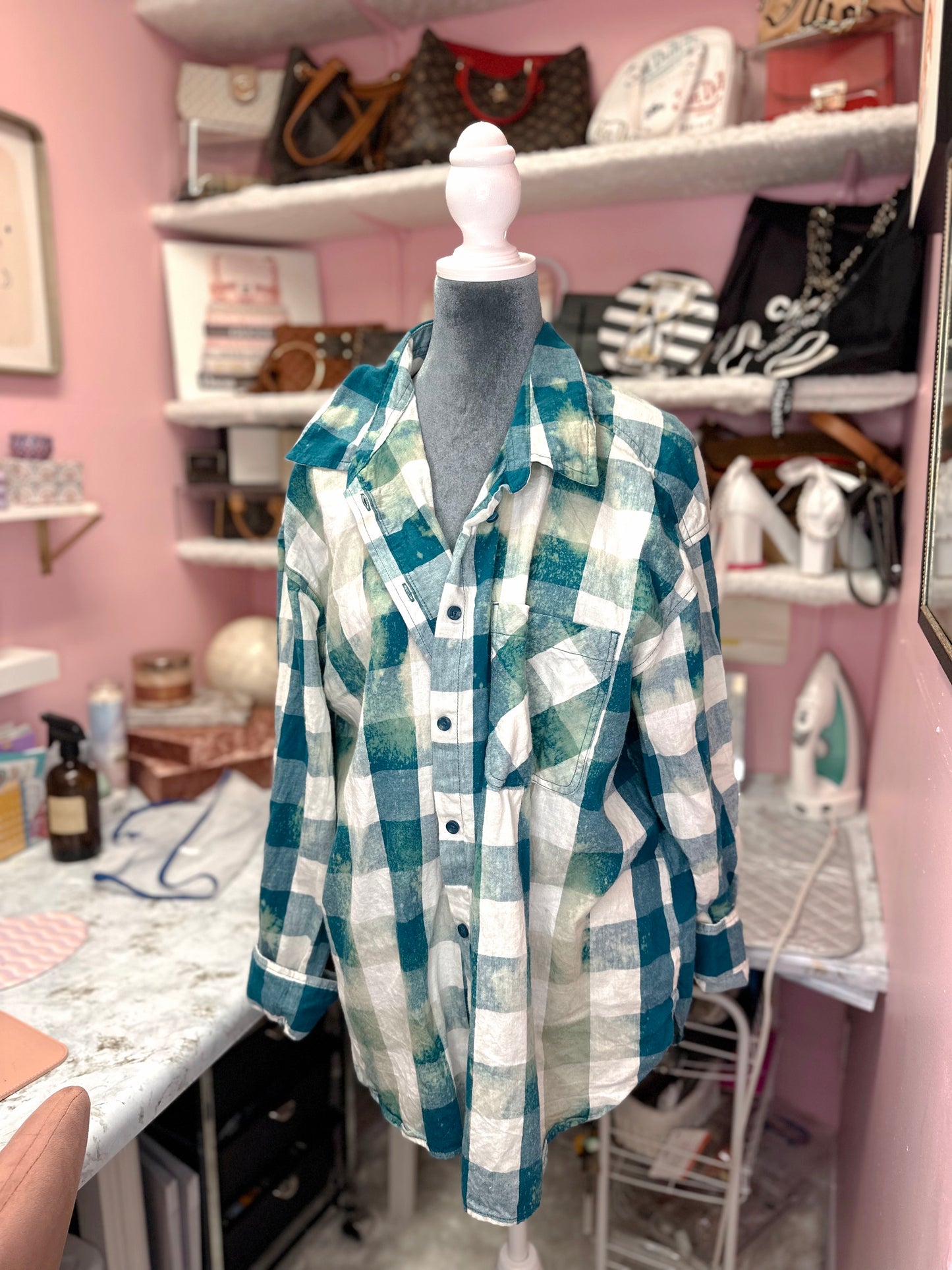 Vintage Rolling Stones flannel