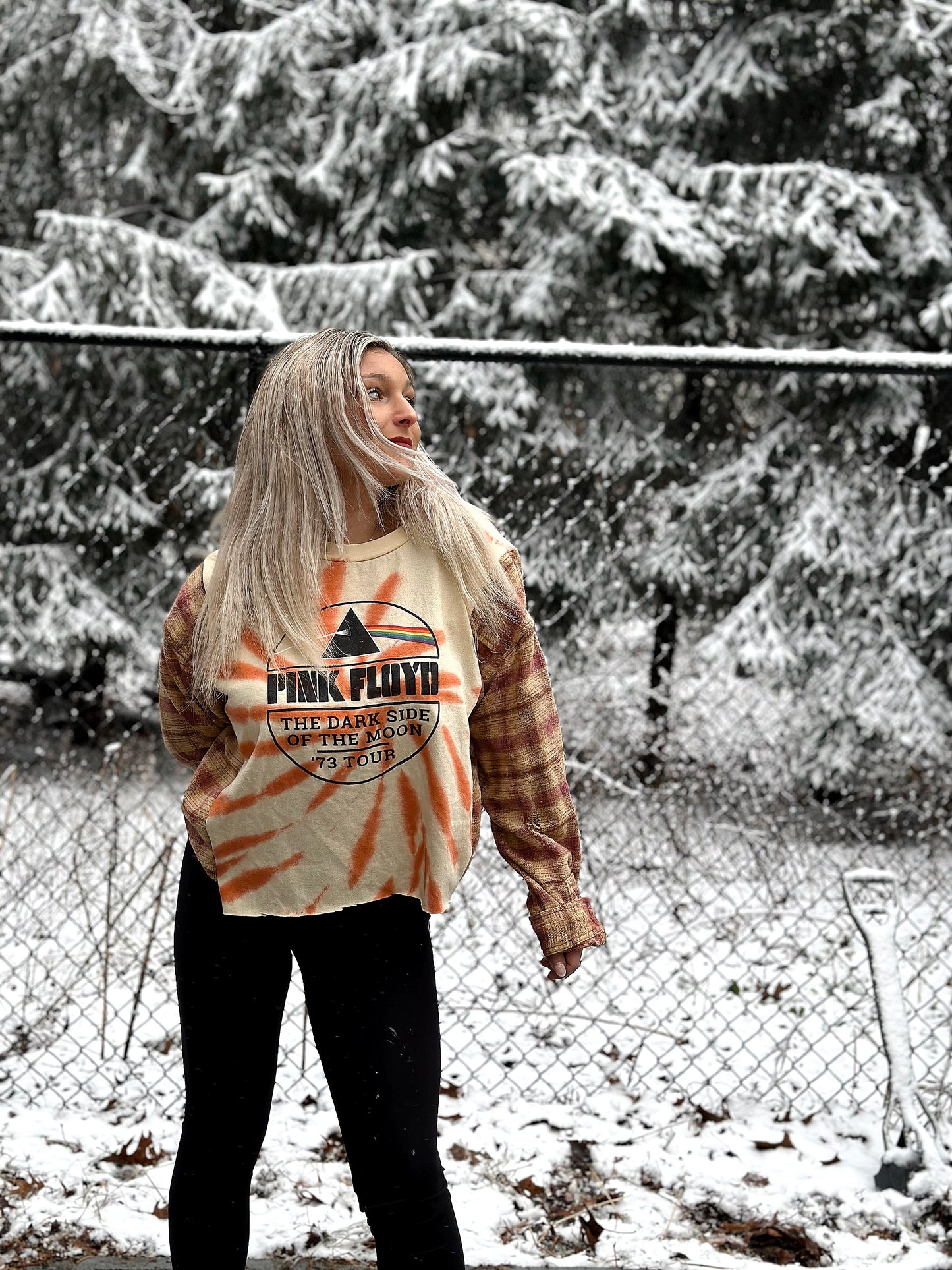 Pink Floyd flannel tee π³οΈβπβ€
