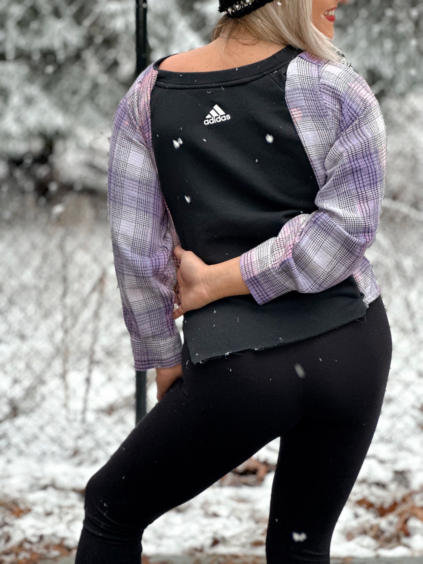 ADIDAS flannel crew