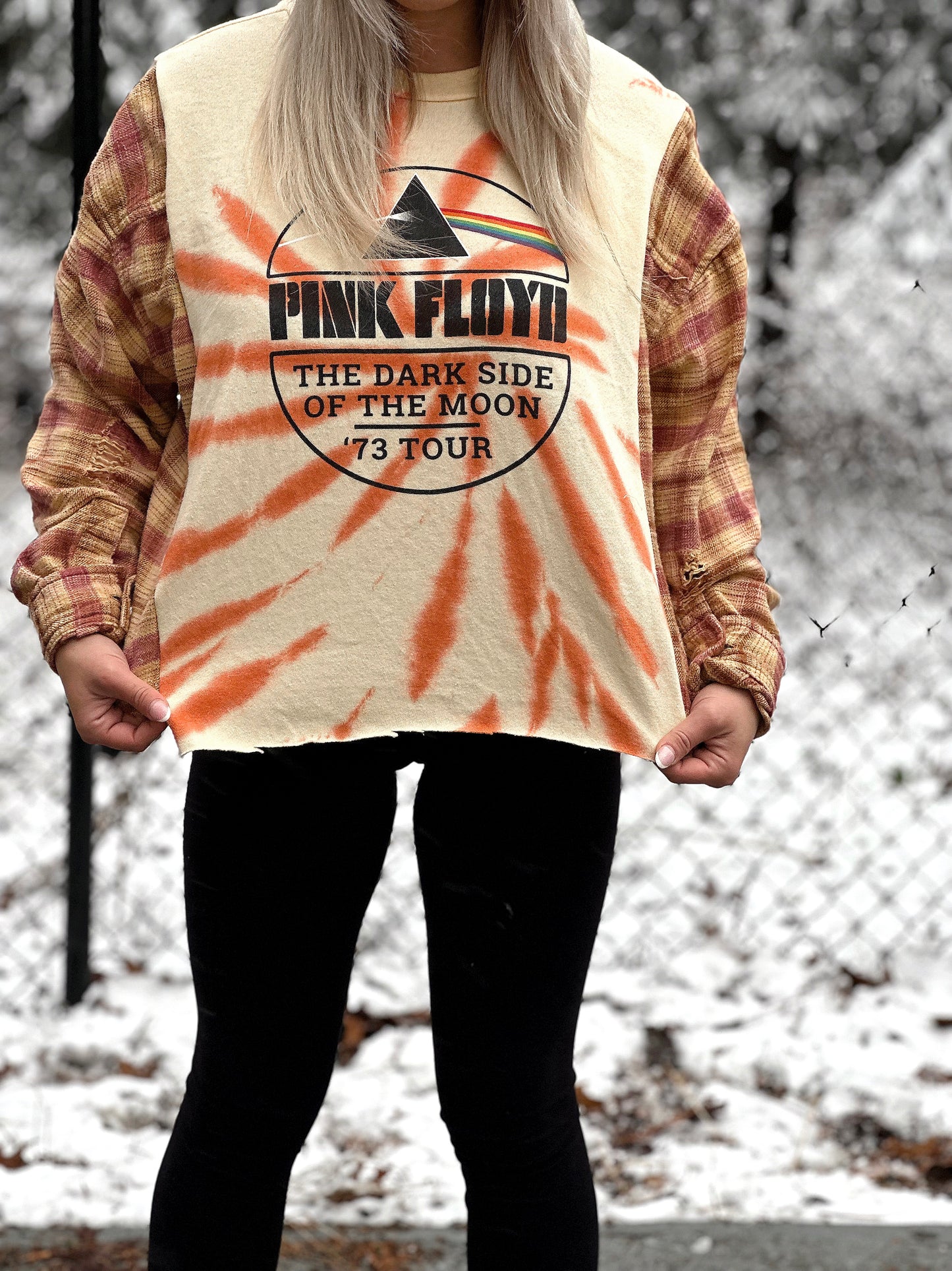 Pink Floyd flannel tee 🏳️‍🌈⃤